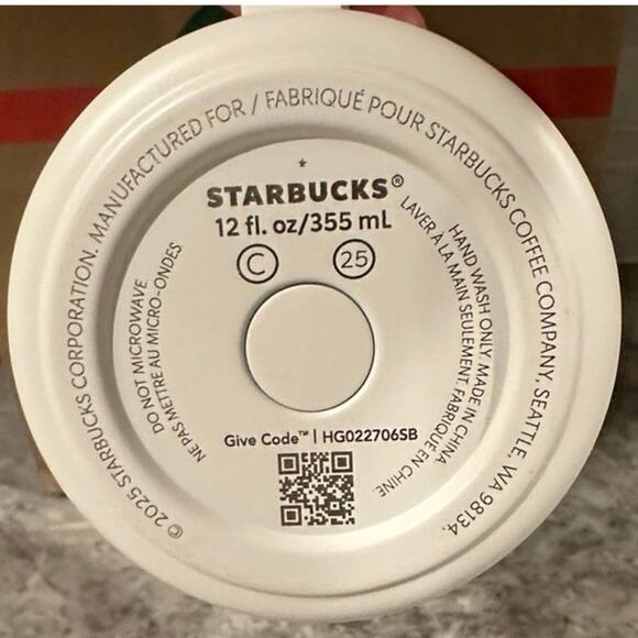 Starbucks x Roller Rabbit Limited Edition Coffeehouse Bonanza 12oz SS Mug - Picture 6 of 6